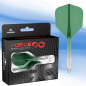 Preview: Mission Force 90 Moulded Flight & Shaft System Grün/Transparent - Standard No6